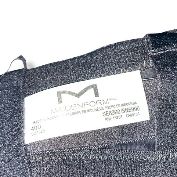 Maidenform Self-Expressions Stay Put Strapless Underwire Bra 40D Style SE6990 - Picture 9 of 12